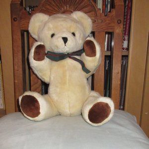 Sweet Beige Stuffed Bear with Brown Paws